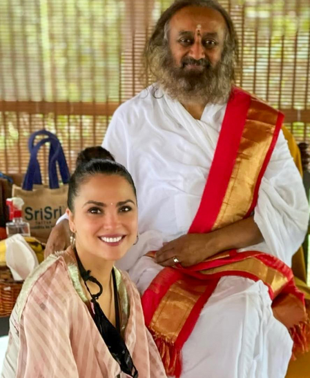 Lara Dutta wishes Gurudev Sri Sri Ravi Shankar on his 70th birthday, shares heartwarming moments