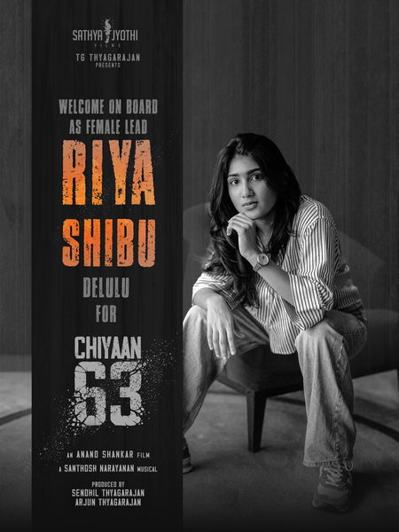 Riya Shibu comes on board Vikram’s #Chiyaan63