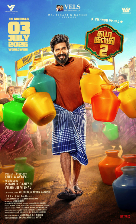 Vishnu Vishal’s ‘Gatta Kusthi 2’ to hit screens on July 3
