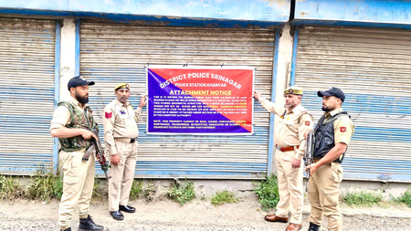 J&K: Srinagar police attach property valued at Rs 6 crore of notorious drug peddler
