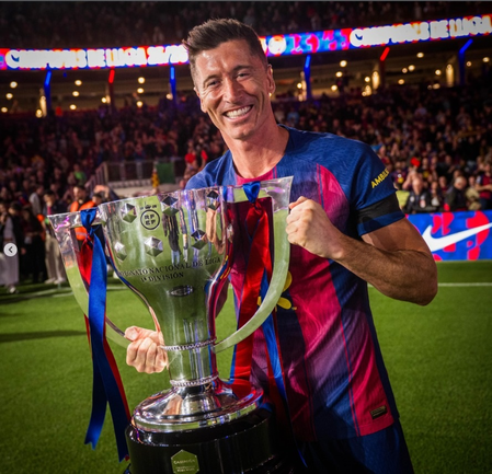 ‘The mission is complete’: Robert Lewandowski confirms Barcelona exit at the end of season