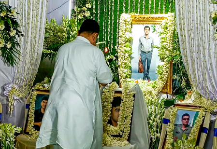 CM Suvendu Adhikari pays respects to murdered aide Chandranath Rath at funeral service