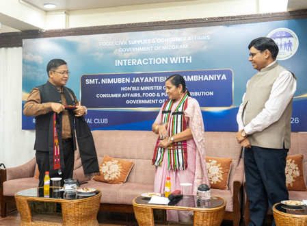 Centre assures continued food security support to Mizoram, MoS highlights world’s largest free ration scheme