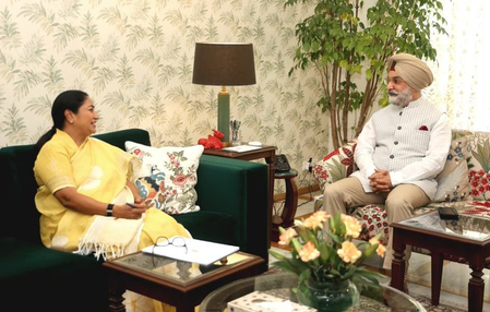 Delhi CM Gupta calls on LG Sandhu to discuss development, growth issues