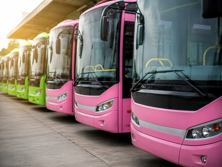 Electric, pink bus services launched for Secretariat employees in Patna