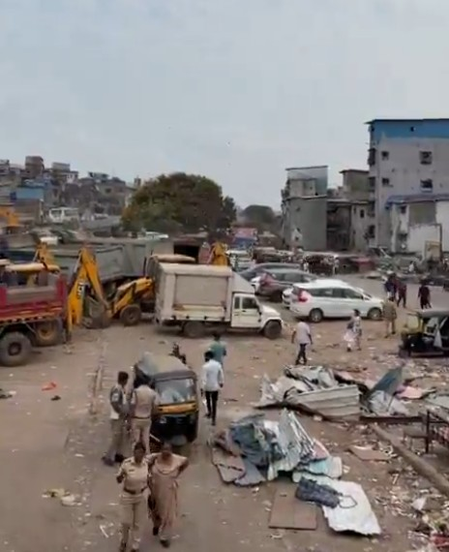 Demolition, debris cleaning continues in Mumbai’s Garib Nagar; cops round up more accused