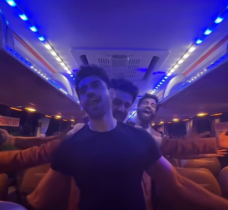 Rithvik Dhanjani, Avinash Mishra, Karan Wahi groove to SRK’s track ‘Woh Ladki Jo’
