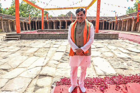 MP CM Yadav visits Bhojshala, announces push to develop Dhar as tourism hub