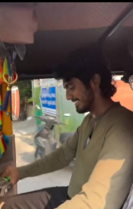 ‘Tourist Family’ director Abishan Jeevinth rides an auto; realises childhood dream!