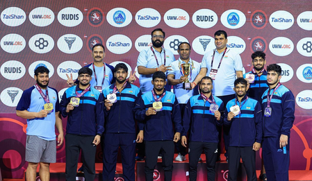 India crowned Freestyle team champions at U23 Asian Wrestling; bag historic 27-medal haul