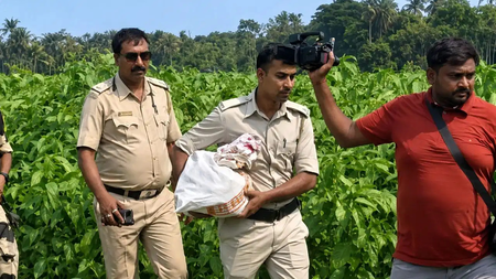 After nightlong counting, Rs 2.24 crore recovered from bags buried in Trinamool leader’s farmland