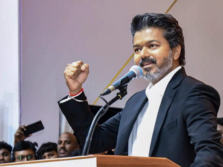 Vijay returns to Chennai from Delhi, meetings with the Gandhis deferred