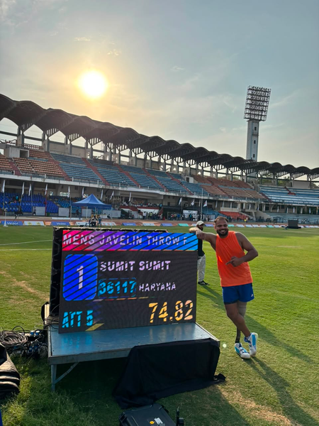 Sumit Antil, the star, as India dominate Indian Open Para Athletics