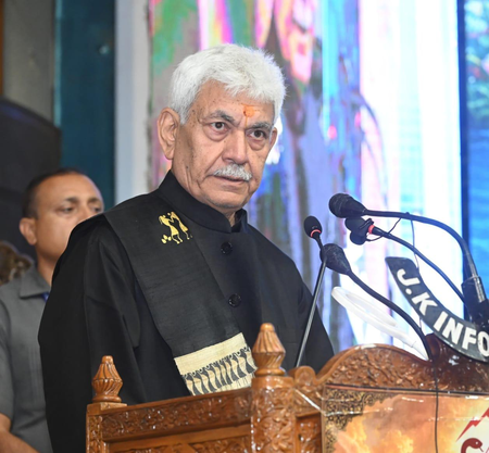 Those attending two-day Srinagar literary fest will feel cultural, intellectual and literary depth of Kashmir: L-G Sinha