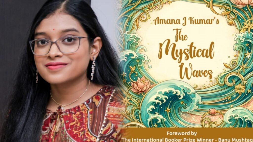 Young poet Amana J Kumar’s fifth book ‘The Mystical Waves’ released by CNR Rao