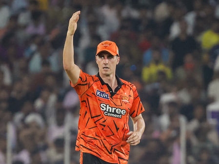 SRH captain Cummins fined Rs 12 lakh for maintaining slow over rate against GT 