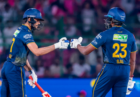 IPL 2026: Gill, Sudharsan power GT to commanding 229/4 against RR