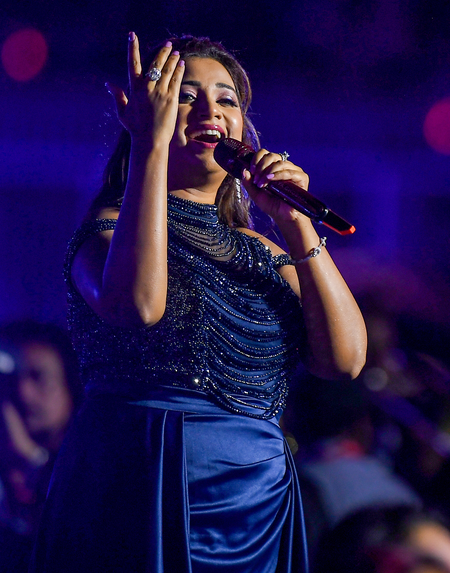 Shreya Ghoshal says both studio sessions, live shows are crucial for singers’ growth