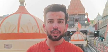 Jay Bhanushali attends Bhasma Aarti at Mahakaleshwar Temple: Taking a lot of energy from here