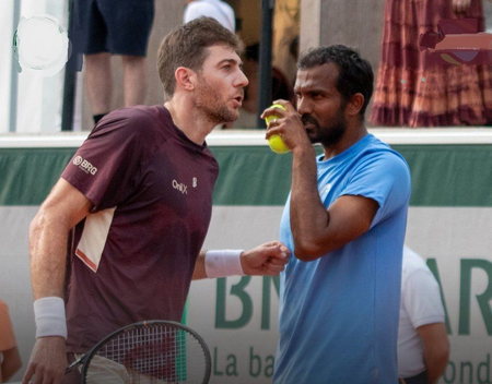 French Open: Sriram Balaji/Demoliner in men’s doubles quarters; Arnav Paparkar advances in boys’ section