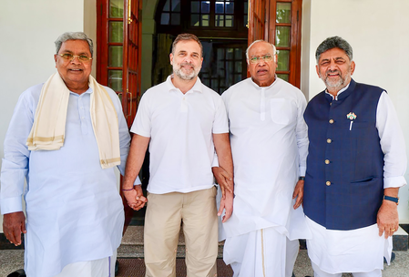 DK Shivakumar to take oath as Karnataka CM tomorrow; Rahul, Kharge to attend event