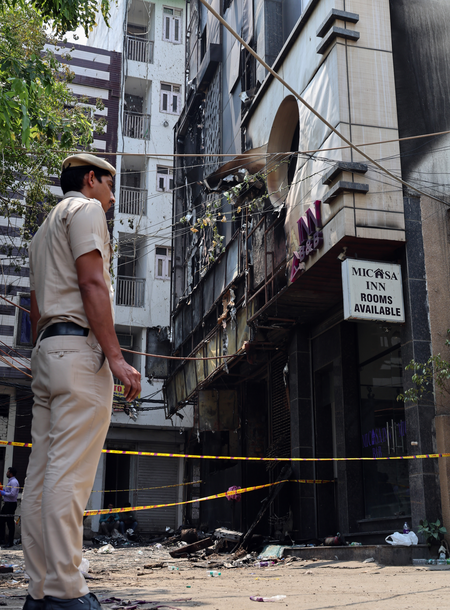 Malviya Nagar fire: Search on for hotel owner; Delhi Police conduct raids
