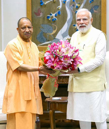 PM Modi extends birthday wishes to CM Yogi, hails his contribution to UP’s development