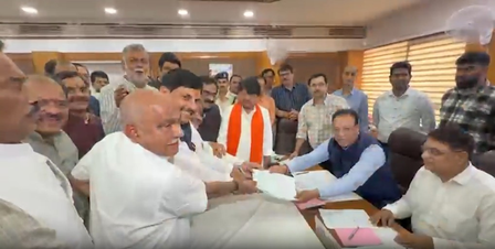 BJP’s Tarun Chugh, Rajneesh Agrawal file RS nominations from MP, CM Yadav present