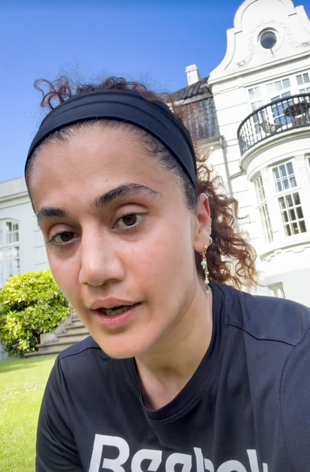 Taapsee Pannu on why we work out & how to judge if we are actually ‘healthy’