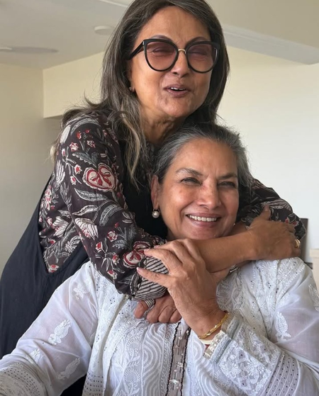 Shabana Azmi shares warm picture with ‘lovely friend’ Aparna Sen, says ‘I just love her’