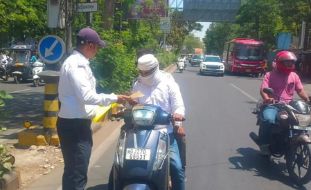 Gujarat: Helmet drive nets over 1.88 lakh traffic violators, including 5,123 govt employees