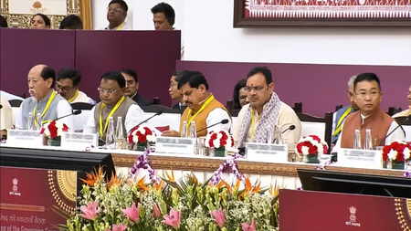 NITI Aayog meeting: CM Bhajan Lal Sharma sets $350-billion economy goal, unveils ‘Viksit Rajasthan-2047’ blueprint