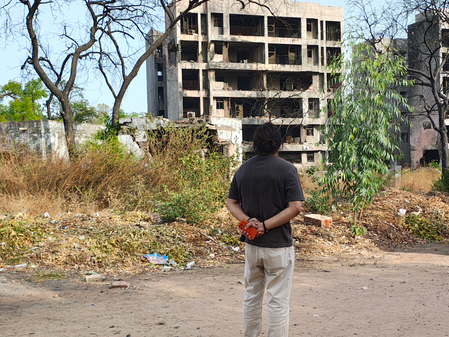‘After papa passed away, I only had mamma’: Daughter revisits AI-171 crash site on first anniversary