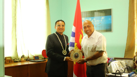 India, Kiribati discuss deepening healthcare cooperation