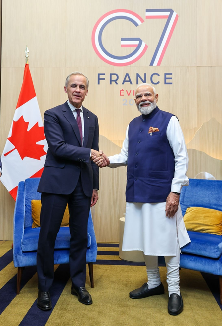 India, Canada review full range of relations at G7 Summit