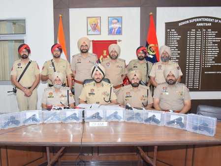 Eight held, 11 pistols seized as Punjab Police crack illegal arms network