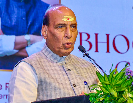 Modi govt firmly committed to upholding Constitution: Rajnath Singh on Emergency anniversary