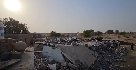 Illegal constructions razed down in Rajasthan’s Barmer within 15 km of Pakistan border