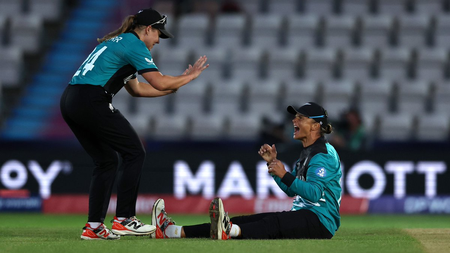 Women’s T20 WC: New Zealand keep title defence alive with tense win over Ireland
