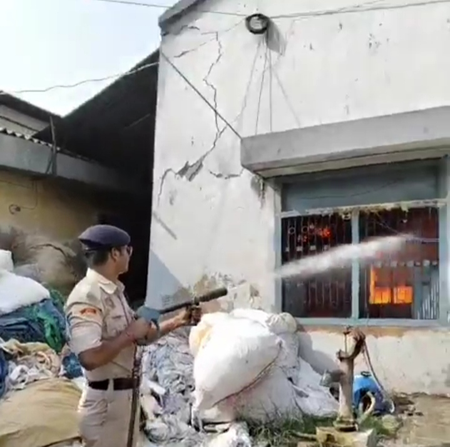 Fire at Muzaffarpur’s Bela industrial area factory, no injuries reported