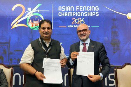 International Fencing Federation and FAI sign MoU to promote fencing in India ahead of LA28