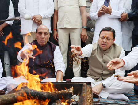 Defence Minister Rajnath Singh, U’khand CM Dhami pay tributes to shooting legend Jaspal Rana