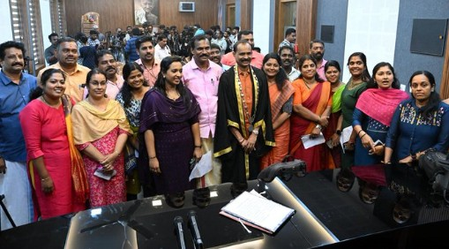 After Kerala HC rap, 19 BJP councillors of Thiruvananthapuram Corporation sworn in again (Ld)