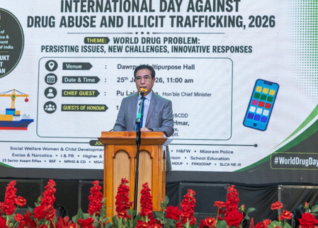 Drug abuse in Mizoram declined significantly: CM Lalduhoma