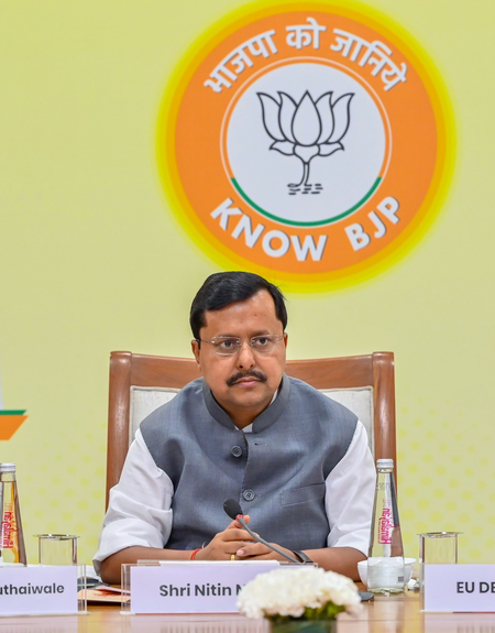 BJP chief Nitin Nabin on Telangana visit to strengthen organisational base further