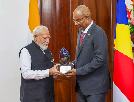 ‘Proud declaration of India’s ascent’: HM Shah congratulates PM Modi on Seychellois honour