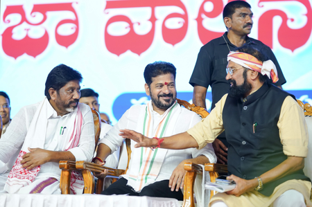 Telangana CM dares BRS, BJP to debate on performance