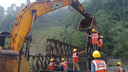 BRO felicitates Bihar bridge corporation officials over Vikramshila Setu restoration