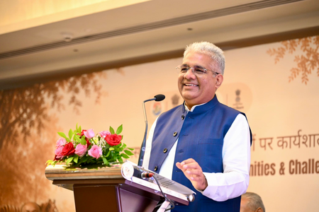 Environment Minister Bhupender Yadav leads talks on tiger re-introduction projects