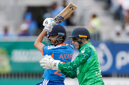2nd T20I: Tector, Moondra, Hollard star as Ireland stun India by one run, win 2‑0 series sweep (Ld)